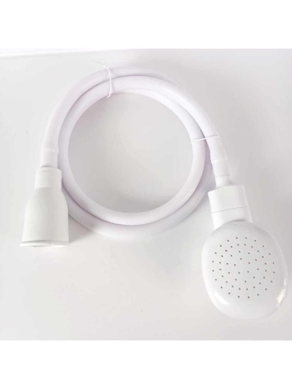 Portable Sink Sprayer Attachment Hair Pet Wash Faucet Hose Shower White